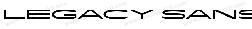 Legacy Sans OS ITC TT字体转换